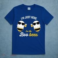 I'm Just Here For The Boo Bees Halloween Ghost Gift T-Shirt thumb 5