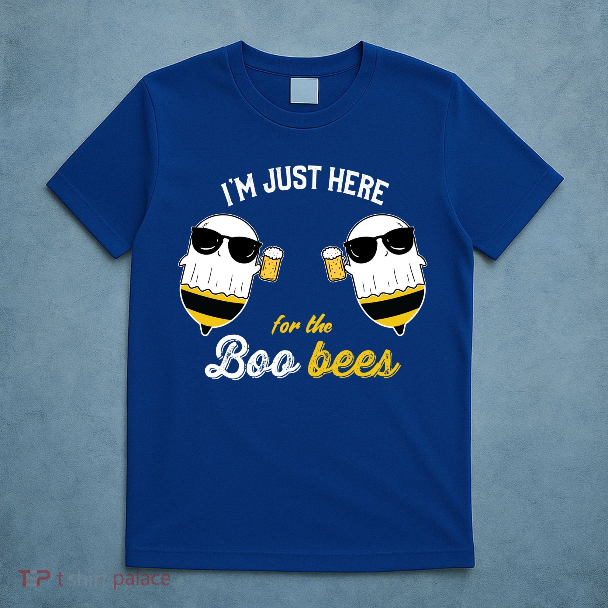 I'm Just Here For The Boo Bees Halloween Ghost Gift T-Shirt