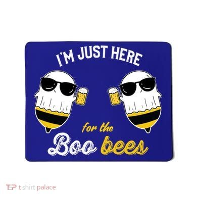I'm Just Here For The Boo Bees Halloween Ghost Gift Mousepad