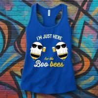 I'm Just Here For The Boo Bees Halloween Ghost Gift Women's Tank Top thumb 3