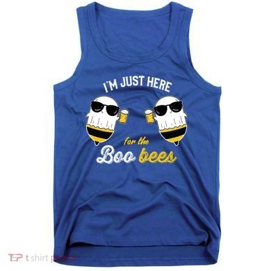 I'm Just Here For The Boo Bees Halloween Ghost Gift Tank Top