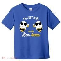 I'm Just Here For The Boo Bees Halloween Ghost Gift Toddler T-Shirt thumb 0
