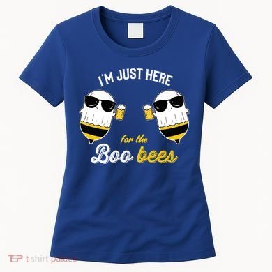 I'm Just Here For The Boo Bees Halloween Ghost Gift Women's T-Shirt
