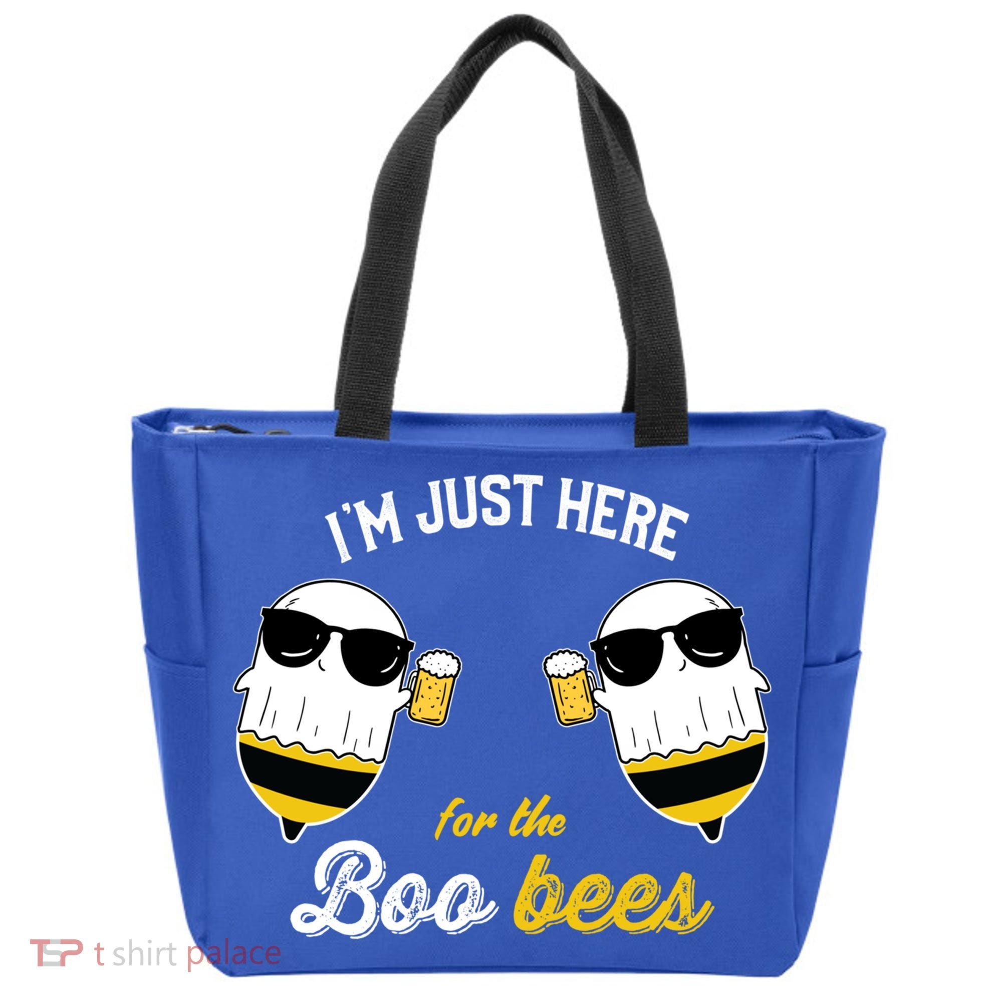 I'm Just Here For The Boo Bees Halloween Ghost Gift Tote Bag