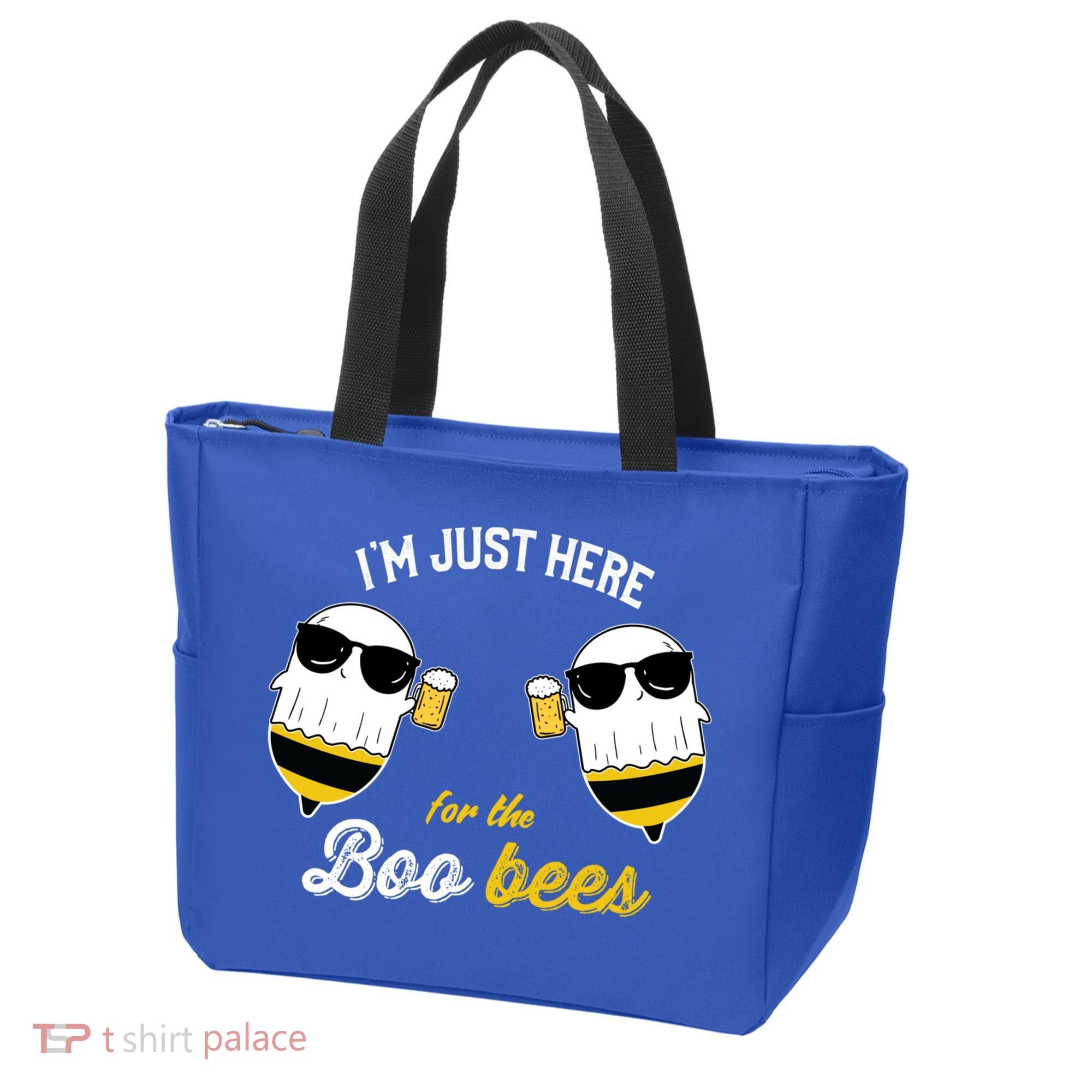 I'm Just Here For The Boo Bees Halloween Ghost Gift Tote Bag