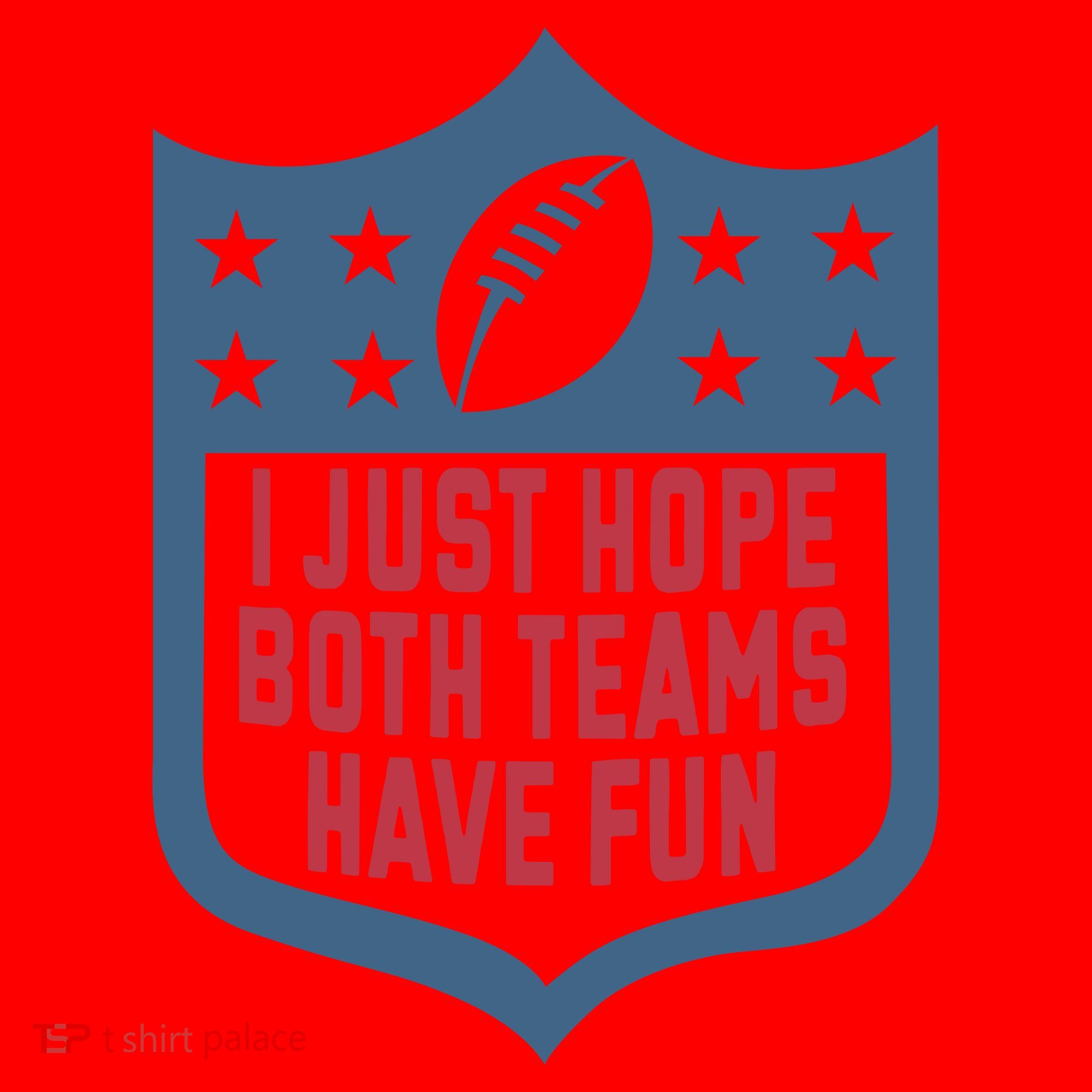 I Just Hope Both Teams Have Fun Santa Hat