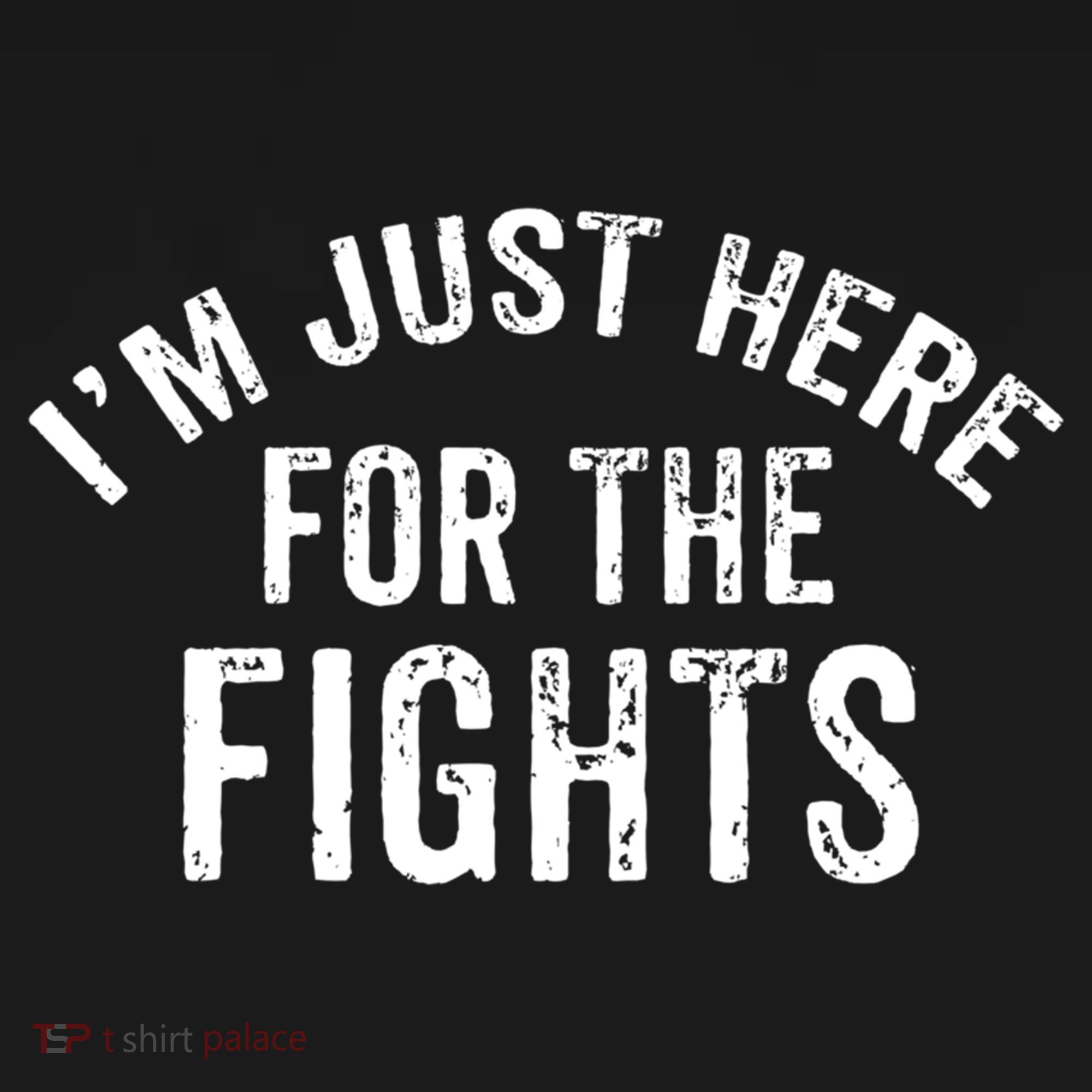 I'm Just Here For The Fights Funny Hockey Cute Gift Ornament