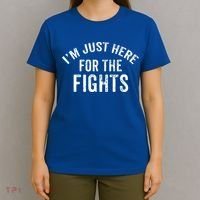 I'm Just Here For The Fights Funny Hockey Cute Gift T-Shirt thumb 4