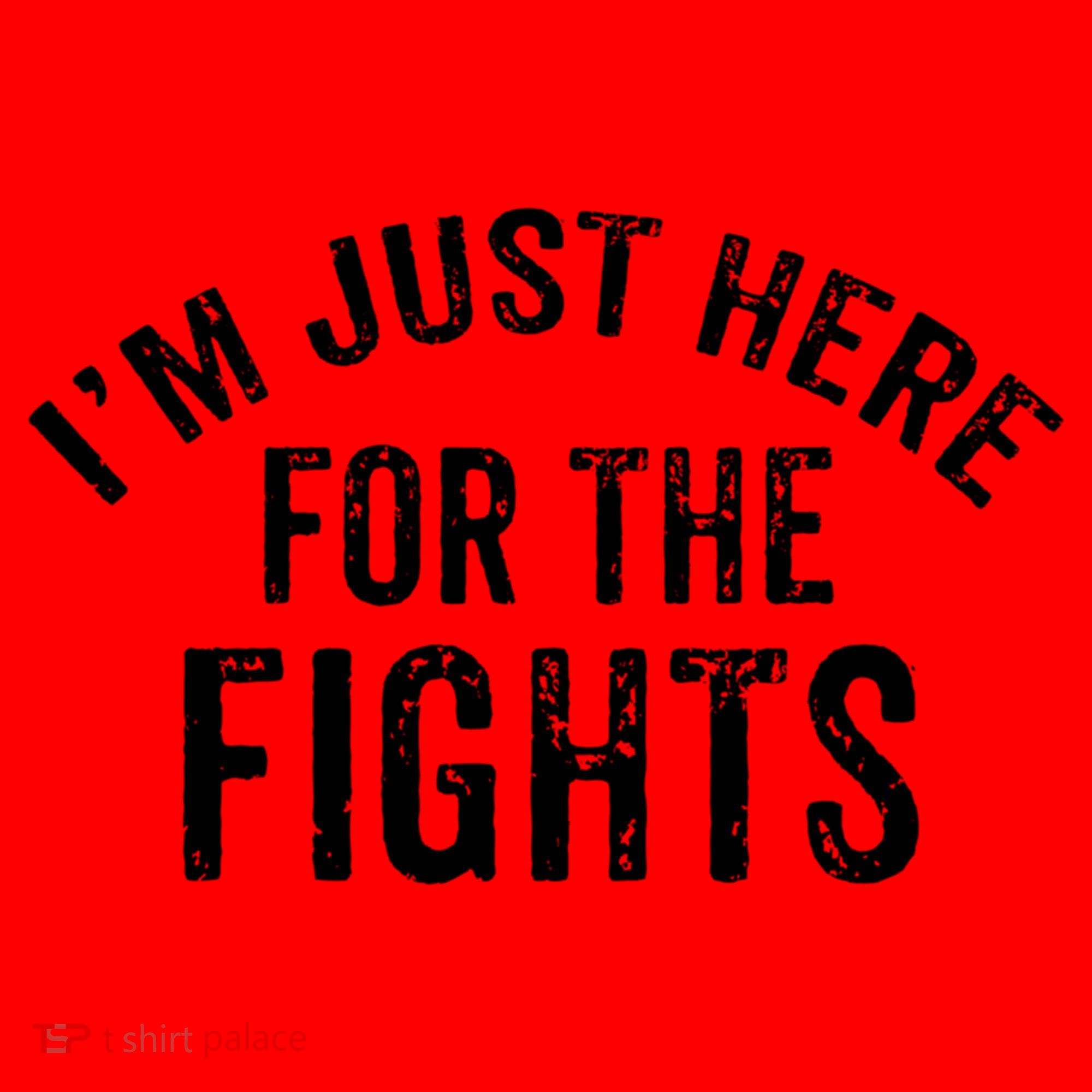 I'm Just Here For The Fights Funny Hockey Cute Gift Santa Hat