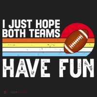I Just Hope Both Teams Have Fun Retro Football Funny Tumbler thumb 3