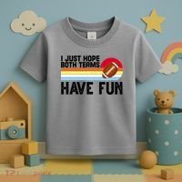 I Just Hope Both Teams Have Fun Retro Football Funny Toddler T-Shirt thumb 3