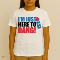 Im Just Here To Bang Firework 4th Of July T-Shirt thumb 4