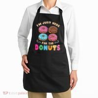 Im Just Here For The Donuts Candy Lover Apron thumb 2