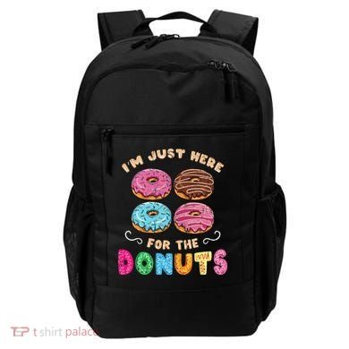 Im Just Here For The Donuts Candy Lover Backpack