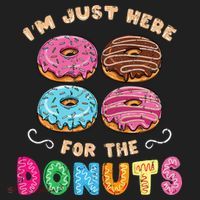 Im Just Here For The Donuts Candy Lover Tumbler thumb 3