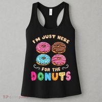Im Just Here For The Donuts Candy Lover Women's Tank Top thumb 3