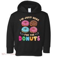 Im Just Here For The Donuts Candy Lover Toddler Hoodie thumb 0