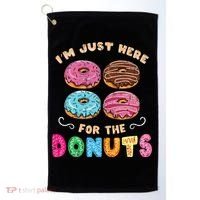 Im Just Here For The Donuts Candy Lover Golf Towel thumb 0