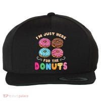 Im Just Here For The Donuts Candy Lover Wool Snapback Cap thumb 0