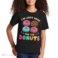 Im Just Here For The Donuts Candy Lover Kids T-Shirt thumb 2