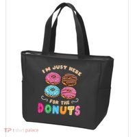 Im Just Here For The Donuts Candy Lover Tote Bag thumb 3
