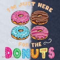 Im Just Here For The Donuts Candy Lover Sport-Tek Competitor United Soccer Jersey thumb 4