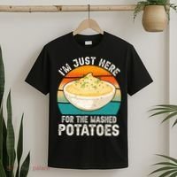 IM Just Here For The Mashed Potatoes Funny Gag T-Shirt thumb 2