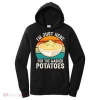 IM Just Here For The Mashed Potatoes Funny Gag Women's Hoodie thumb 0