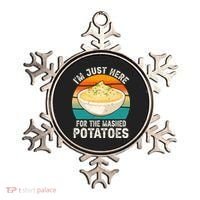 IM Just Here For The Mashed Potatoes Funny Gag Ornament thumb 0