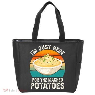 IM Just Here For The Mashed Potatoes Funny Gag Tote Bag