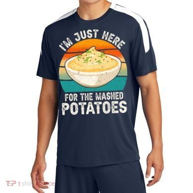 IM Just Here For The Mashed Potatoes Funny Gag Soccer Jersey