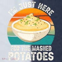 IM Just Here For The Mashed Potatoes Funny Gag Sport-Tek Competitor United Soccer Jersey thumb 4