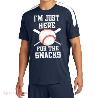 I'm Just Here For The Snacks Vintage Baseball Soccer Jersey