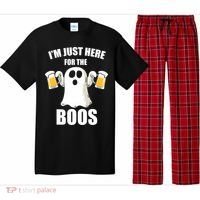 IM Just Here For The Boos Funny Halloween Cute Ghost Gift Pajama Set thumb 0