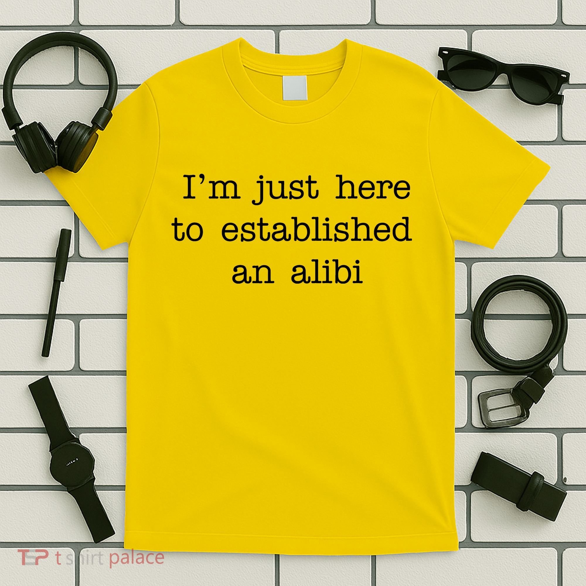 I'm Just Here To Established An Alibi T-Shirt