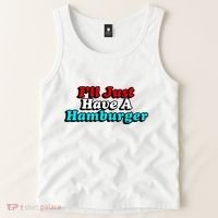 I’Ll Just Have A Hamburger Tank Top thumb 2