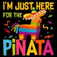 IM Just Here For The Pinata Baby Bodysuit thumb 2
