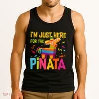 IM Just Here For The Pinata Tank Top thumb 3