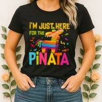 IM Just Here For The Pinata Women's T-Shirt thumb 2