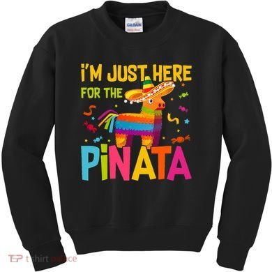 IM Just Here For The Pinata Kids Sweatshirt