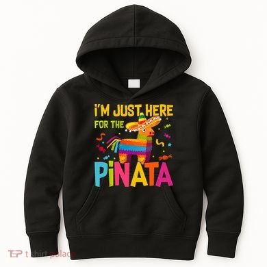 IM Just Here For The Pinata Kids Hoodie