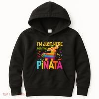 IM Just Here For The Pinata Kids Hoodie thumb 0