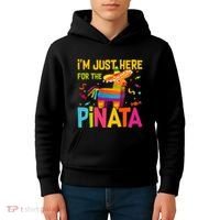 IM Just Here For The Pinata Kids Hoodie thumb 4