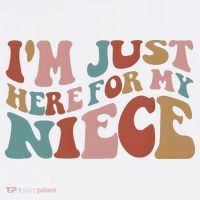 I’M Just Here For My Niece USA-Made Doggie Bandana thumb 2