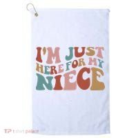 I’M Just Here For My Niece Golf Towel thumb 0