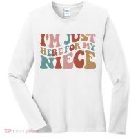 I’M Just Here For My Niece Women's Long Sleeve Shirt thumb 0