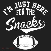 I'm Just Here For The Snacks Funny Football Tumbler thumb 3