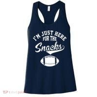 I'm Just Here For The Snacks Funny Football Women's Tank Top thumb 0