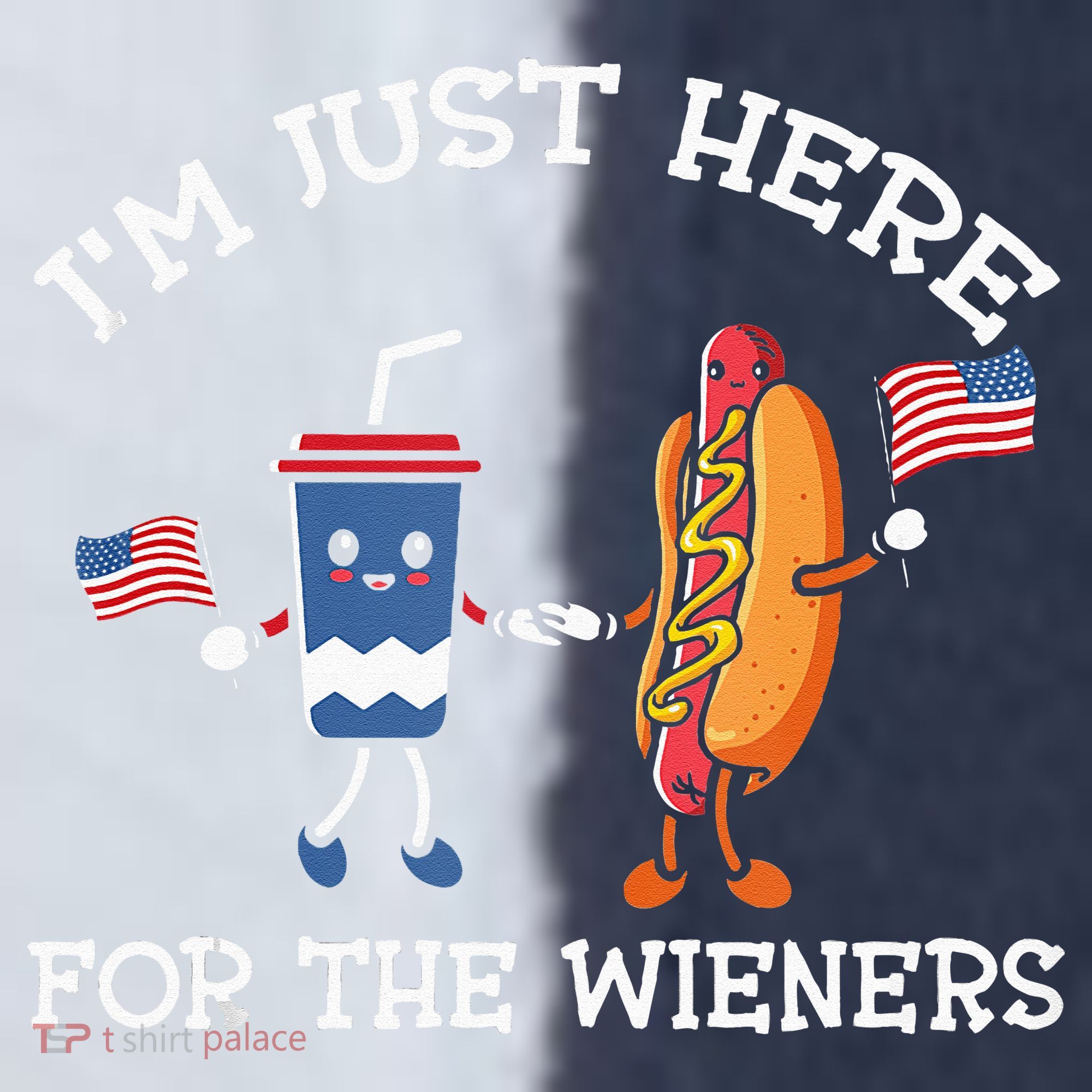Im Just Here For The Weiners Hot Dogs 4th Of July Sport-Tek Competitor United Soccer Jersey