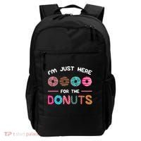 I'm Just Here For The Donuts Doughnut Dough Sweet Dessert Gift Backpack thumb 0